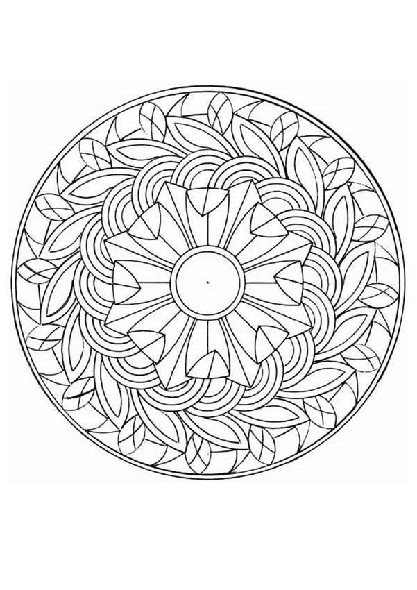 66 Dessins De Coloriage Mandalas Difficile À Imprimer Sur pour Dessins Mandalas 