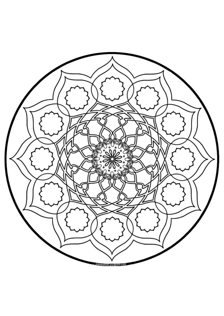 66 Dessins De Coloriage Mandalas Difficile À Imprimer Sur tout Coloriage Nature À Imprimer