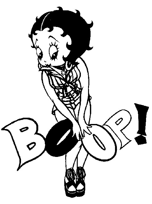 68 Dessins De Coloriage Betty Boop À Imprimer Sur encequiconcerne Betty Boop Coloriage 