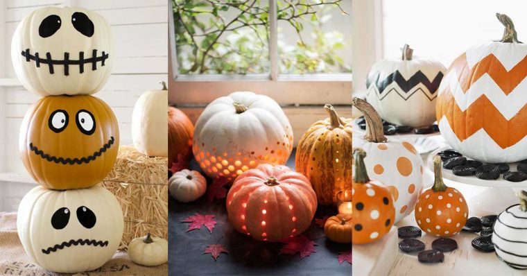 7 Diy D'Halloween À Faire Avec Vos Restants De Peinture à Citrouille A Decorer