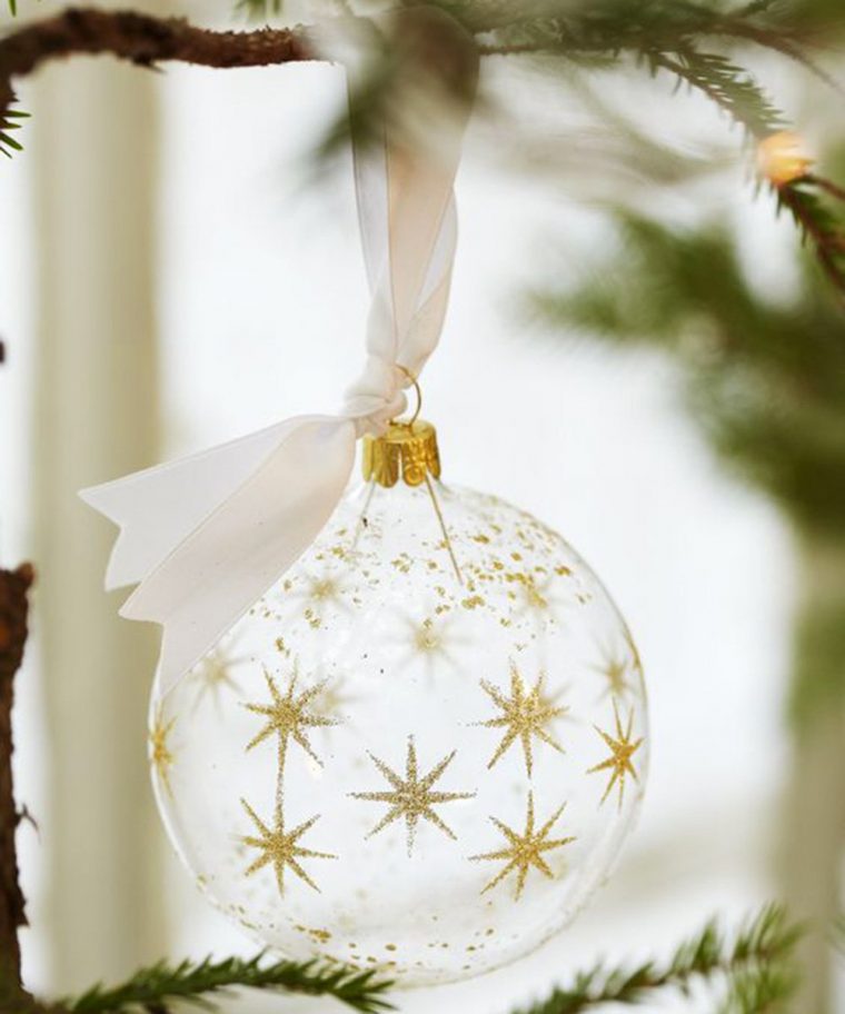 7 Idées Pour Customiser Une Boule De Noël Transparente destiné Image De Boules De Noel