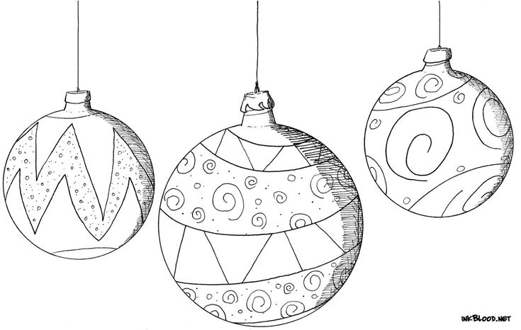 8 Acceptable Coloriage Boule De Noel Pictures intérieur Boule Dessin 