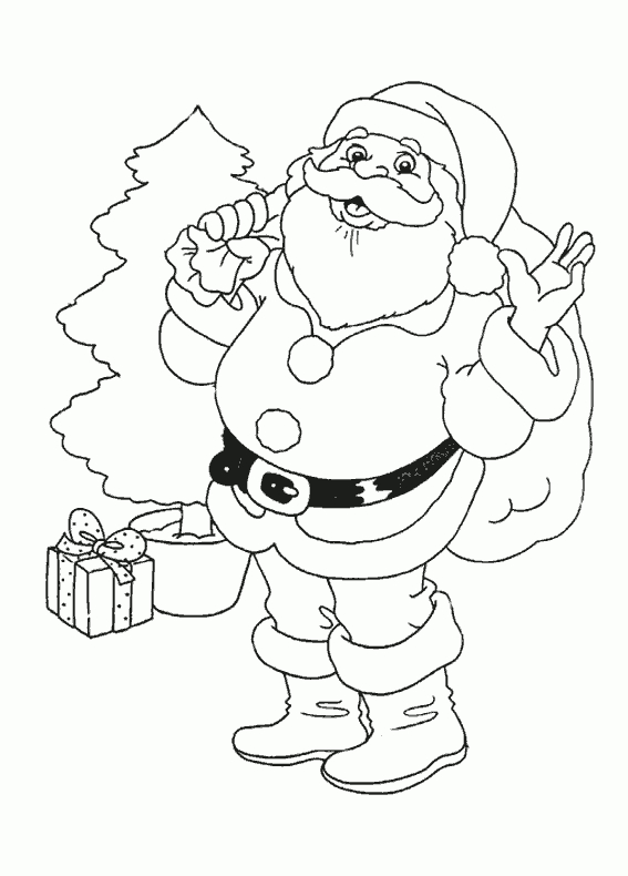 8 Dessins De Coloriage Père Noël Imprimer Gratuit À Imprimer encequiconcerne Dessins De Pere Noel À Imprimer Gratuitement 