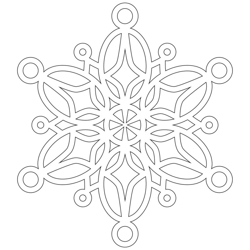 8 Photos Of Snowflake Coloring Pages  Coloriage Enfant avec Dessin Flocon 