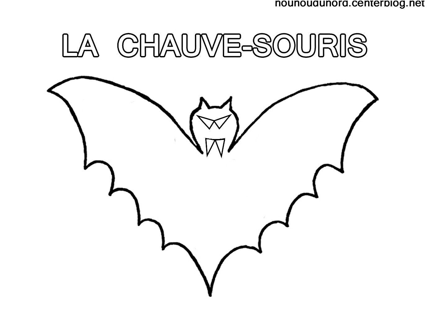 8 Premium Coloriage Halloween Chauve-Souris Stock - Coloriage intérieur Chauve Souris A Imprimer 