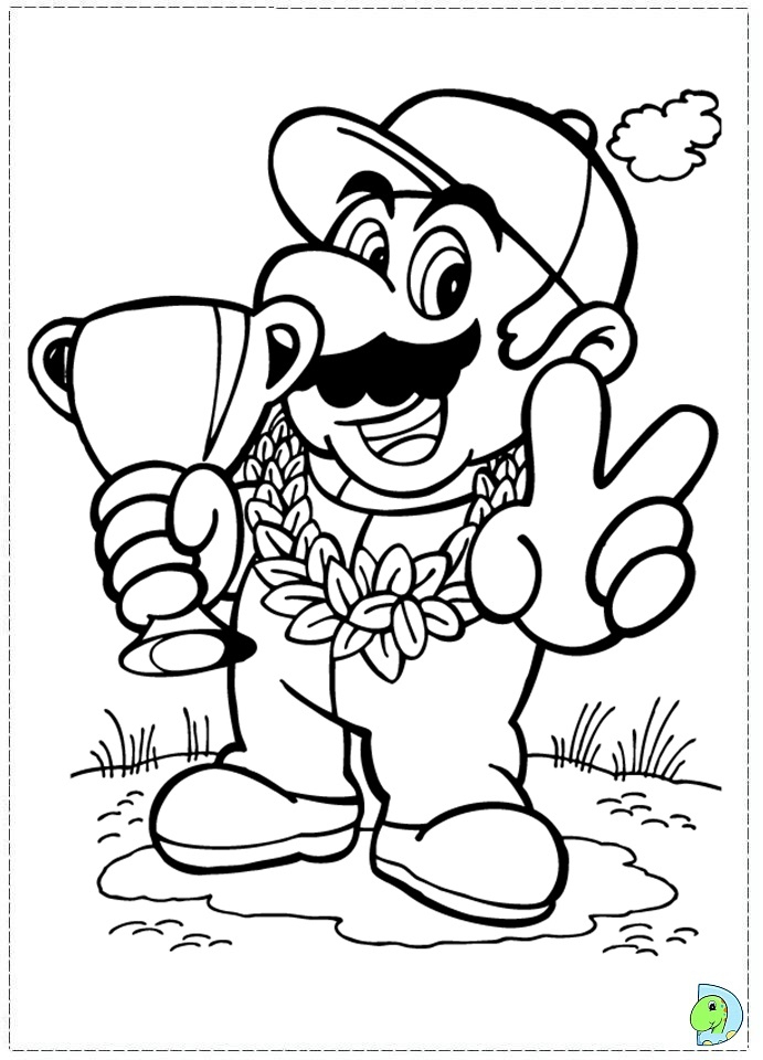 80 Dessins De Coloriage Super Mario Bros À Imprimer Sur encequiconcerne Dessin Mario Bros