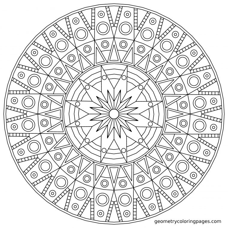 84 Dessins De Coloriage Mandala À Imprimer Sur Laguerche dedans Mandala Adulte À Imprimer