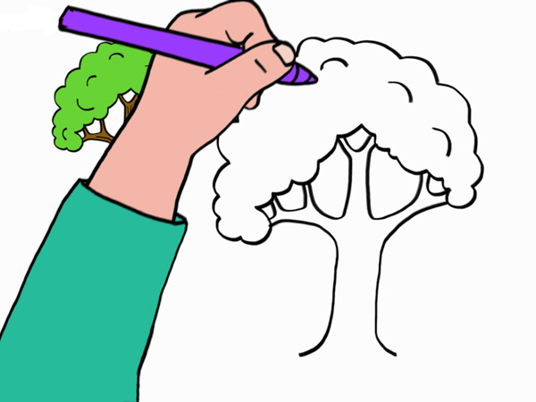 9 Cool De Arbre Dessin Facile Photos – Coloriage : Coloriage destiné Apprendre A Dessiner Des Arbres