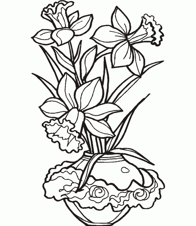 9 Inspirant De Coloriage Bouquet De Fleurs Photos serapportantà Dessin Bouquet De Fleurs 