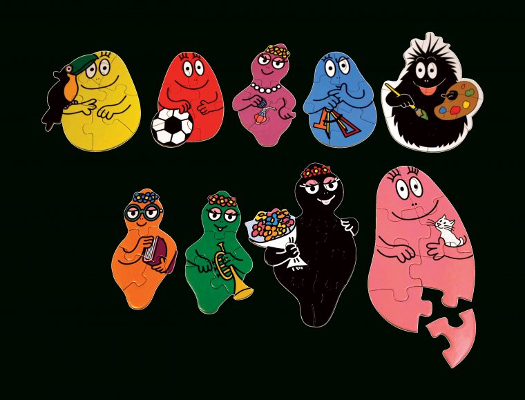 9 Puzzles Barbapapa avec Chateau Barbapapa