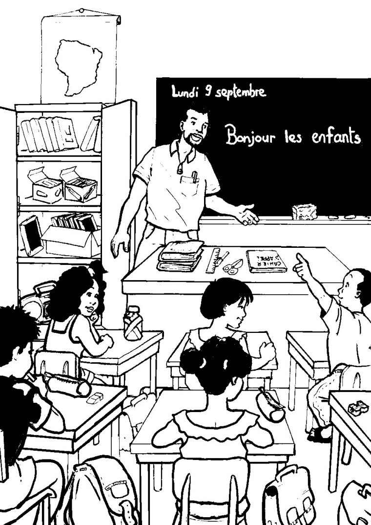 91 Dessins De Coloriage Fête D'École À Imprimer tout Dessin D École À Imprimer