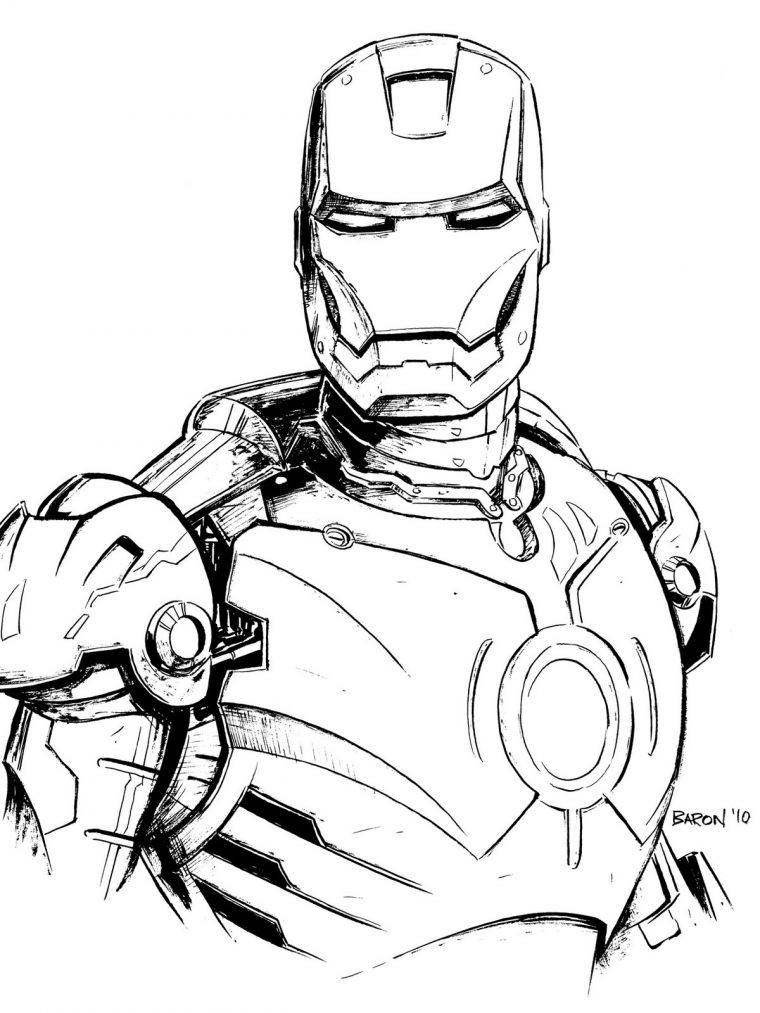 92 Dessins De Coloriage Iron Man À Imprimer Sur Laguerche avec Images A Colorier