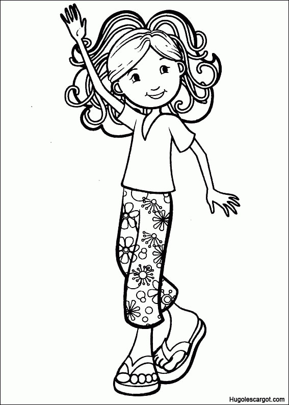 95 Dessins De Coloriage Fille À Imprimer Sur Laguerche tout Coloriage De Fille À Imprimer 