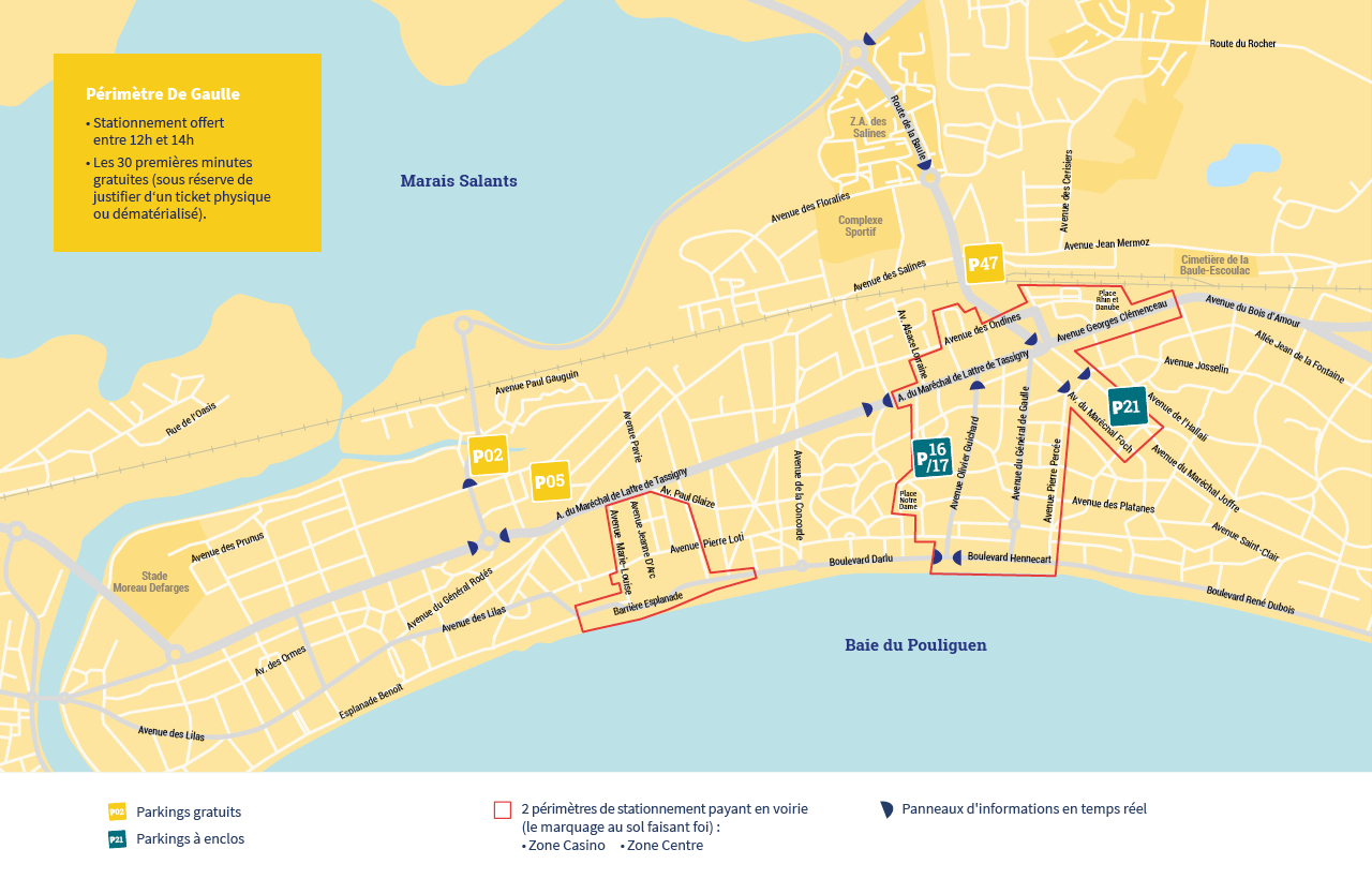 À La Baule, Le Stationnement Évolue - Le Stationnement concernant Carte De La Thailande À Imprimer 