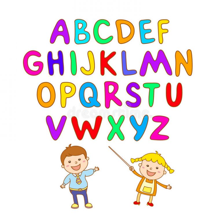 Abc Pour L'Alphabet D'Enfants, Illustration, Vecteur concernant L Alphabet Pour Enfants