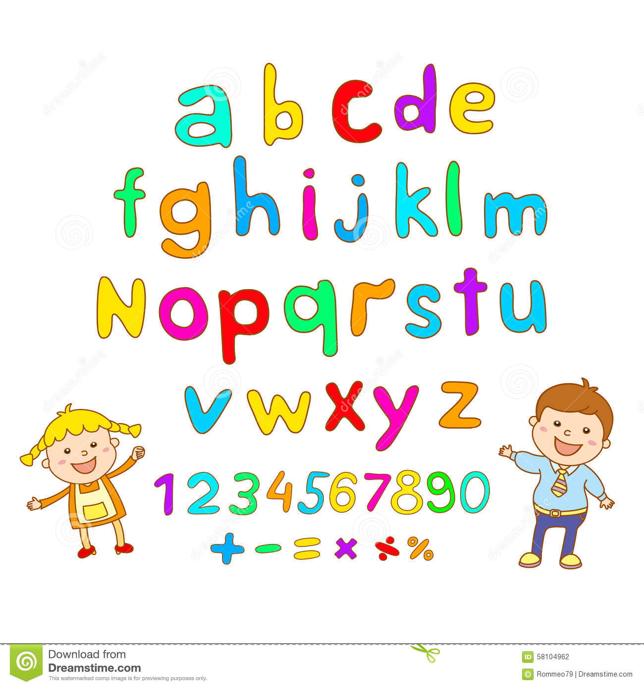 Abc Pour L&amp;#039;Alphabet D&amp;#039;Enfants, Illustration, Vecteur tout L Alphabet Pour Enfants 