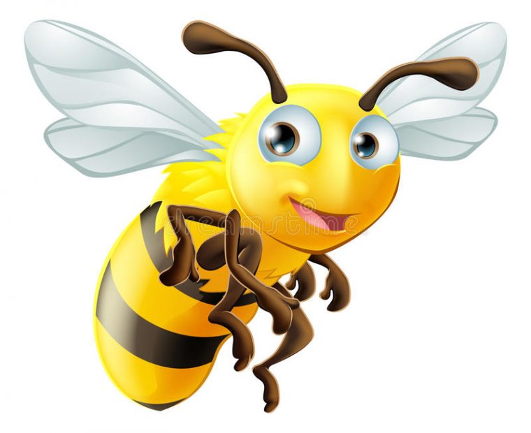 Abeille Drôle De Dessin Animé Illustration Stock intérieur Abeille Dessin