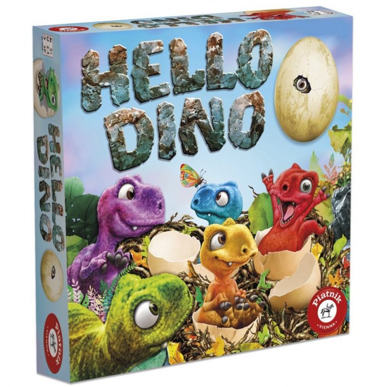 Acheter Hello Dino – Jeu De Société – Piatnik encequiconcerne Jeu De Dinosaure King