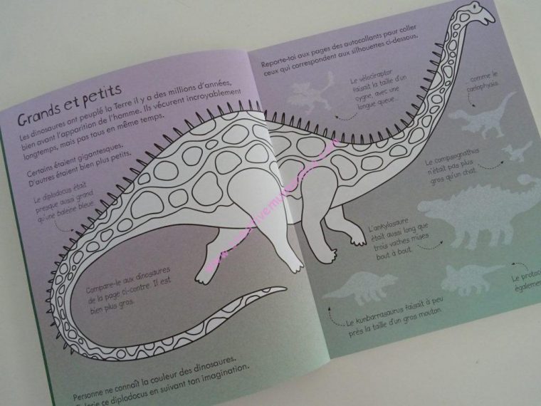 Activités Pour Les Petits: Les Dinosaures (Editions Usborne) serapportantà Les Petits Dinosaures