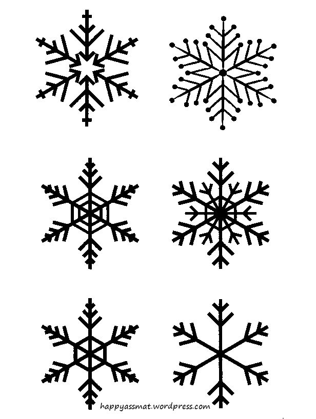 Activités Sur Le Thème De L'Hiver  Flocon De Neige Dessin encequiconcerne Flocon Neige Dessin