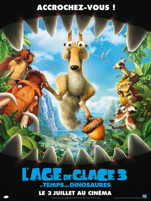 Affiche Du Film L&amp;#039; Âge De Glace 3 - Le Temps Des serapportantà Age De Galce 