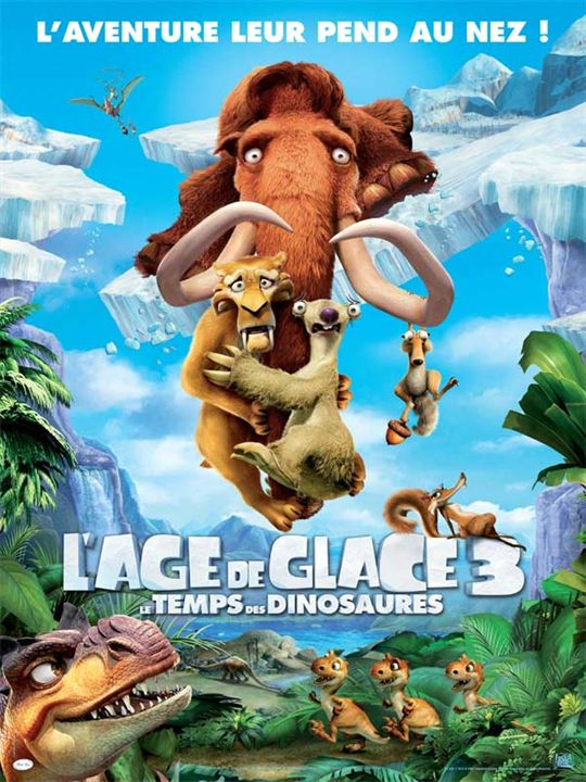 Affiche Du Film L'Âge De Glace 3 - Le Temps Des Dinosaures avec Musique L Age De Glace 1