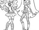 All Monster High Dolls Coloring Pages - Coloring Home tout Monster High Dessin