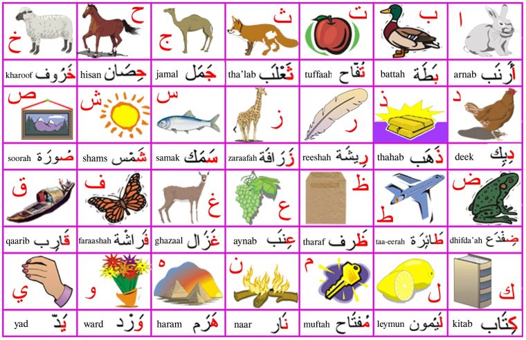 Alphabet Arabe En Images À Imprimer serapportantà Alphabet A Imprimer