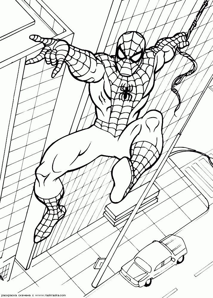 Amazing Spiderman Coloring Pages - Coloring Home avec Coloriage Spidermann