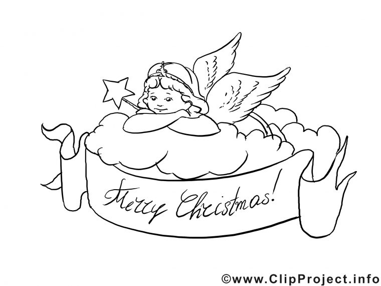 Ange Dessin Gratuit – Noël À Colorier – Noël Coloriages encequiconcerne Image Noel A Colorier