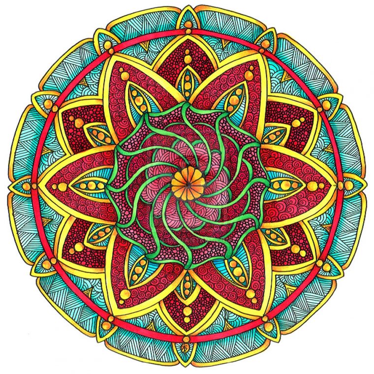 Angela Porter'S Psychedelic Nature Mandalas And Patterns destiné Mandalas