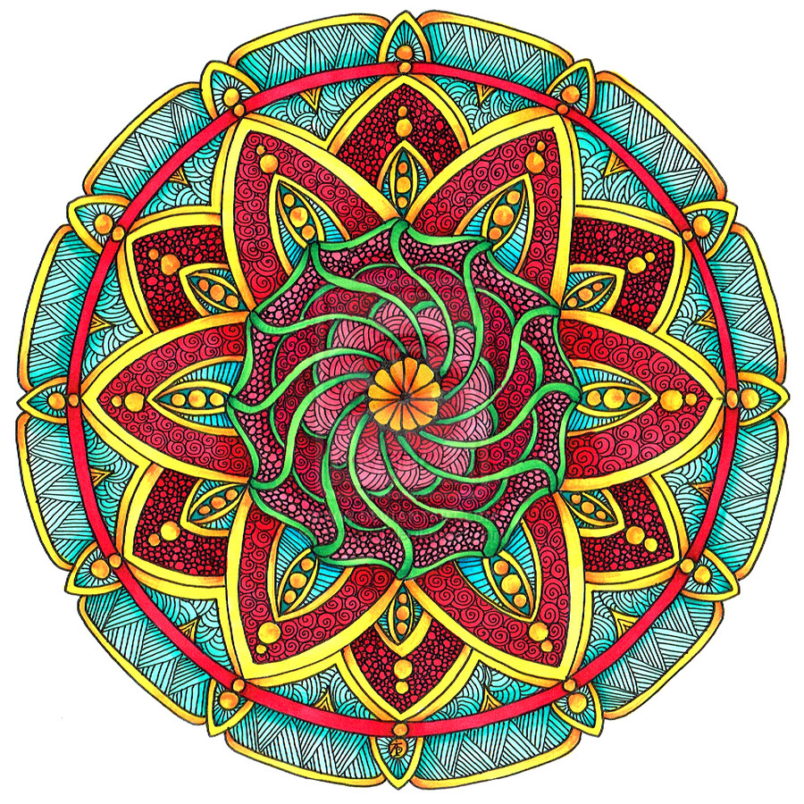 Angela Porter'S Psychedelic Nature Mandalas And Patterns destiné Mandalas