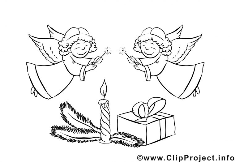 Anges Dessin À Télécharger – Noël À Colorier – Noël serapportantà Image Noel A Colorier