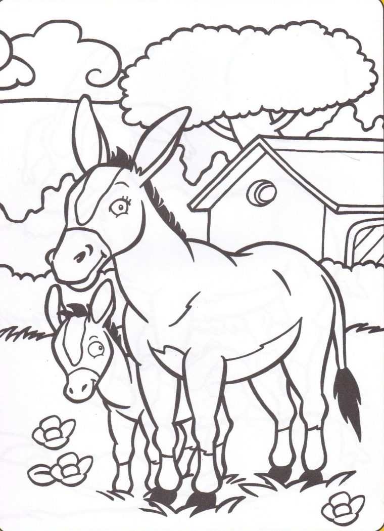 Animaux De La Ferme concernant Coloriage Animaux Ferme