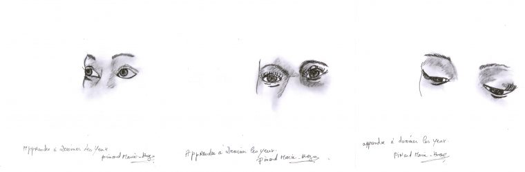 Apprendre À Dessiner Le Visage : Les Yeux serapportantà Apprendre A Dessiner Les Yeux