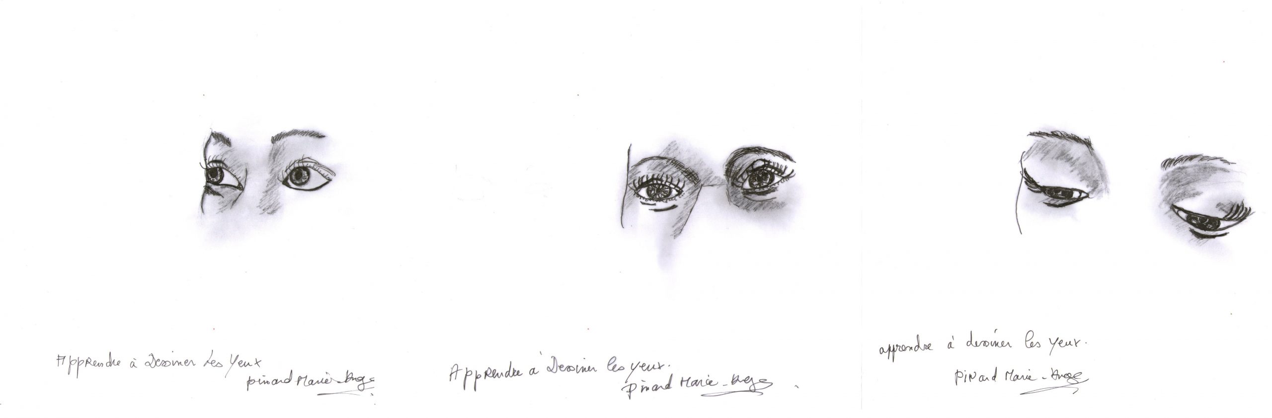 Apprendre À Dessiner Le Visage : Les Yeux serapportantà Apprendre A Dessiner Les Yeux 