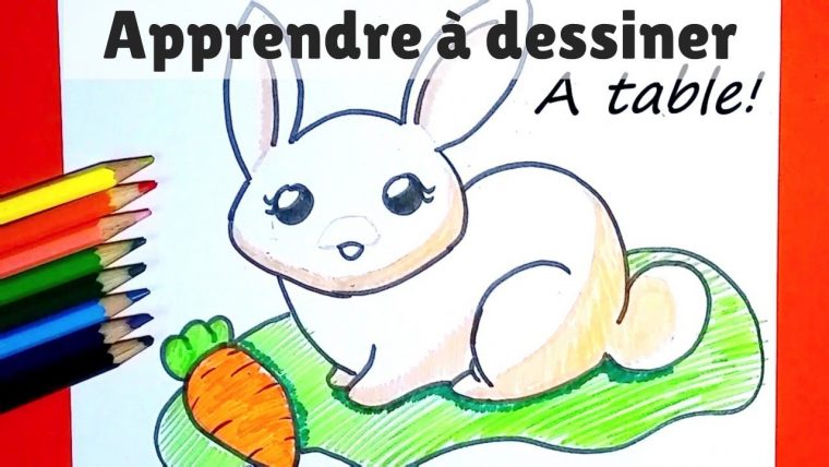 Apprendre À Dessiner  Un Lapin – intérieur Comment Dessiner Un Lapin