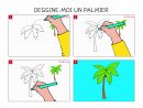 Apprendre À Dessiner Un Palmier En 3 Étapes serapportantà Comment Dessiner Une Abeille