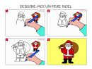Apprendre À Dessiner Un Père Noël En 3 Étapes à Comment Dessiner Un Pere Noel