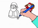 Apprendre À Dessiner Un Père Noël En 3 Étapes avec Apprendre A Dessiner Le Pere Noel