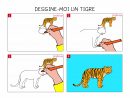 Apprendre À Dessiner Un Tigre En 3 Étapes pour Apprendre A Dessiner Gratuitement