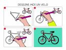 Apprendre À Dessiner Un Vélo En 3 Étapes intérieur Apprendre À Dessiner Enfant