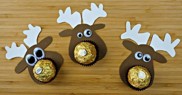 Apprenez À Faire Un Rudolph Avec Un Chocolat Pour L&amp;#039;Offrir concernant Cadeau Noel Maternelle 