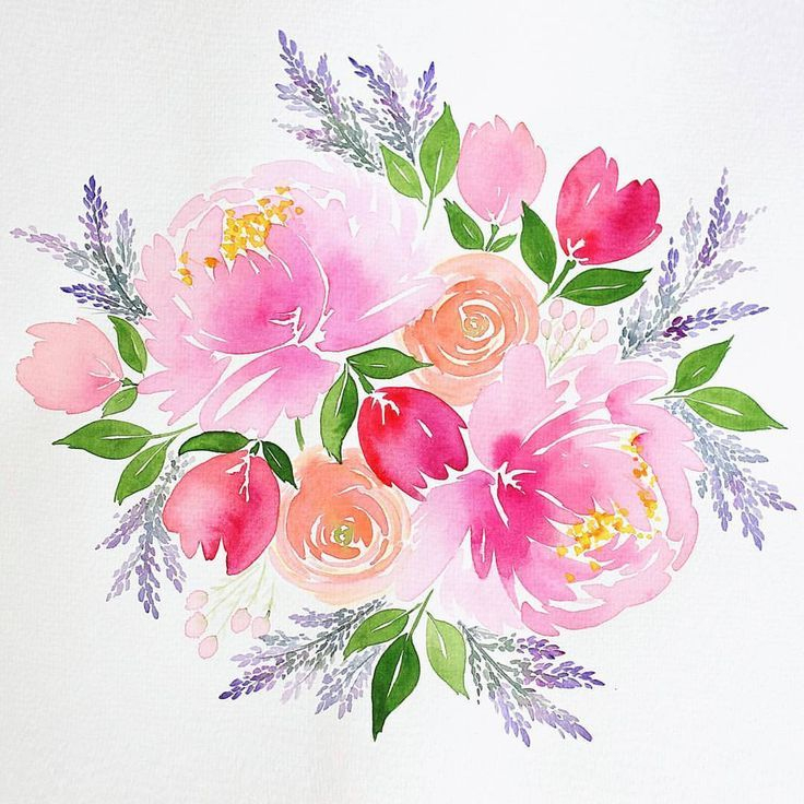 Aquarelle Fleurs Pivoines  Aquarelle Fleurs, Aquarelle concernant Dessin Fleurs