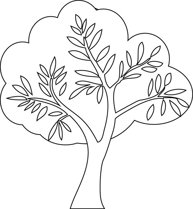 Arbre À Colorier Inspirant Photos Coloriage Arbre concernant Arbre A Colorier 