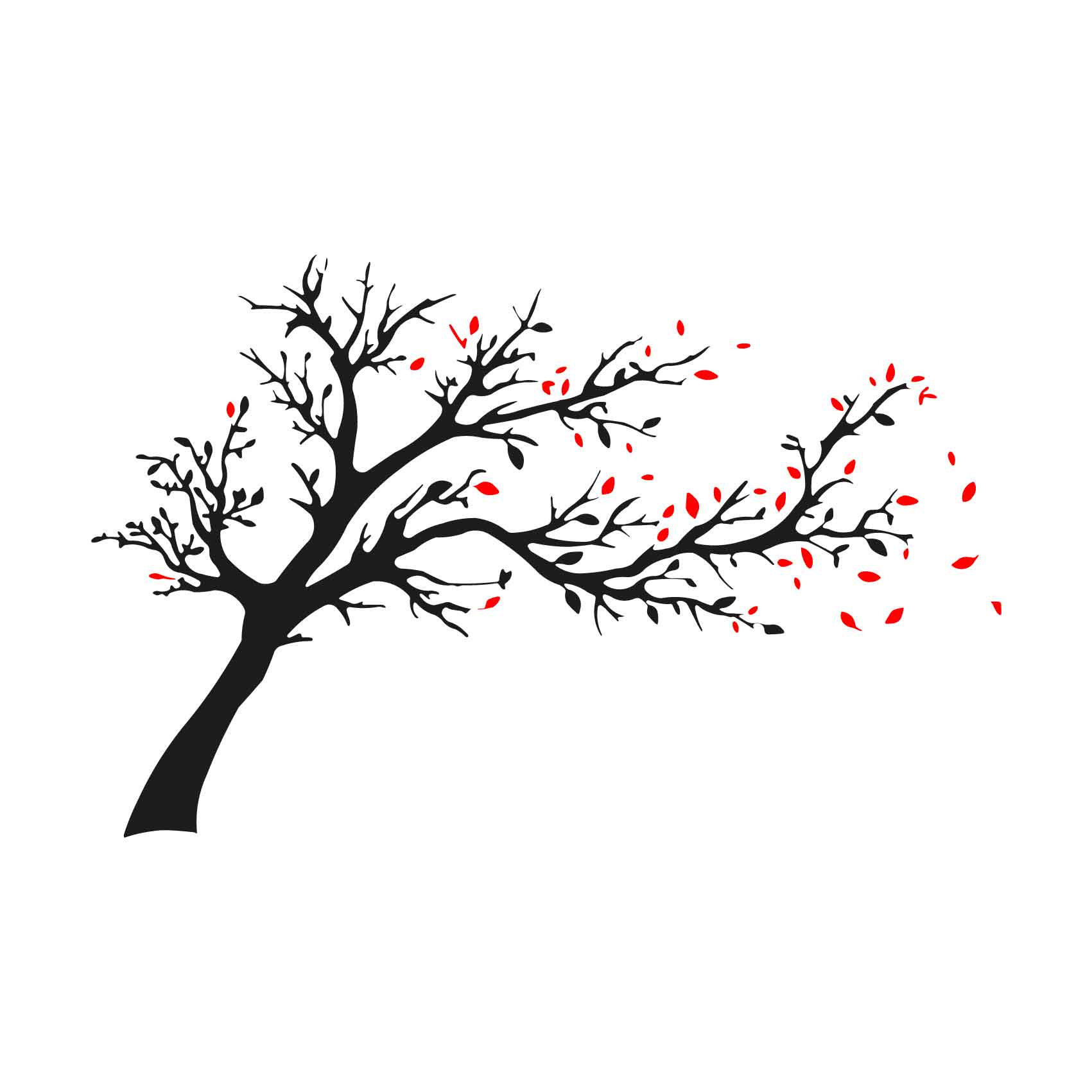 Arbre Dessin Cerisier Japonais Noir Et Blanc - April Roman dedans Dessin Un Arbre 