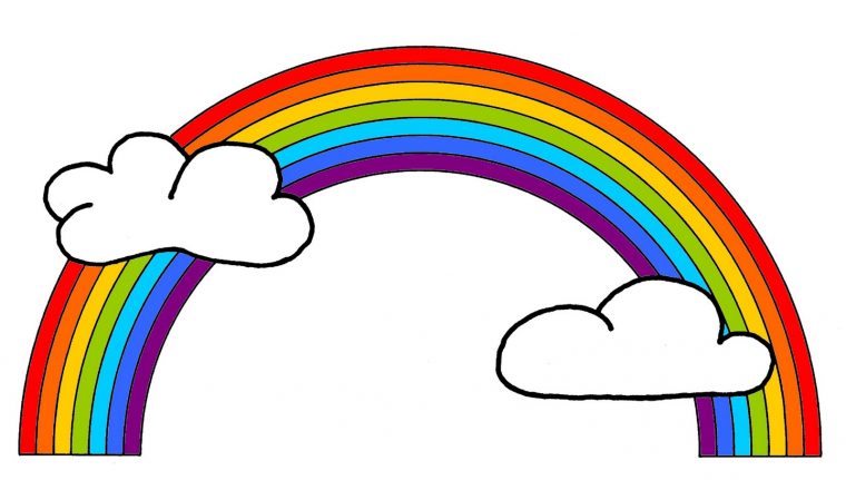 Arc En Ciel Dessin Couleur Cool Photos Coloriage Arc En avec Dessin D Un Arc En Ciel