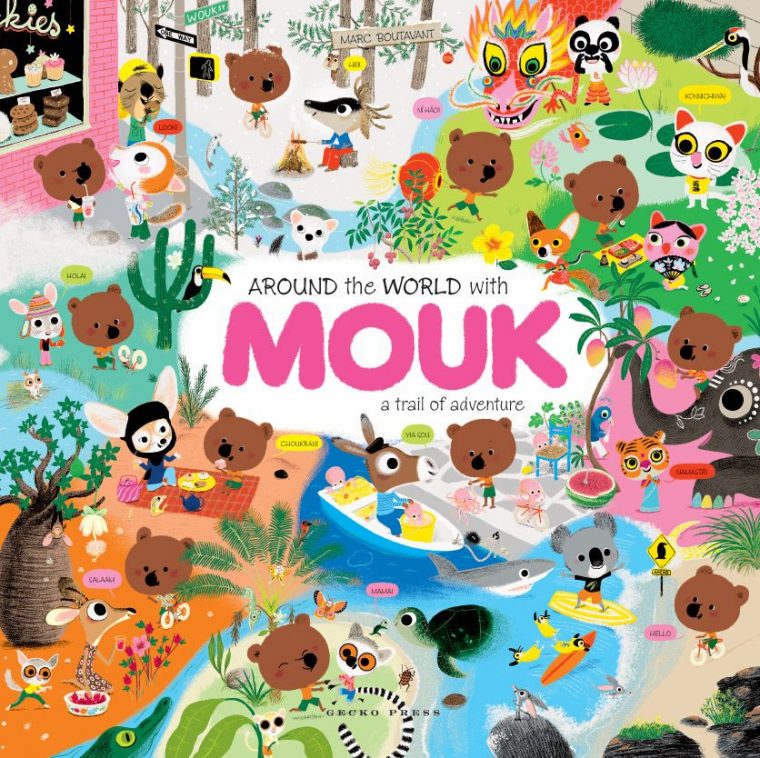 Around The World With Mouk  Children\'S Book  Gecko Press destiné Mouk Dessin Animé