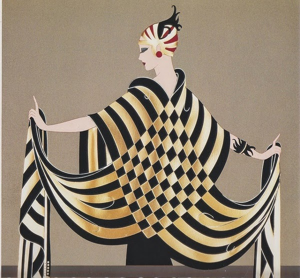 Art Et Glam: Erté, Ses Élégants Dessins De Mode De La intérieur Dessin Deco 