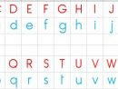 Associer Les Lettres En Capitales D'Imprimerie Et Les avec Alphabet En Cursive Minuscule À Imprimer